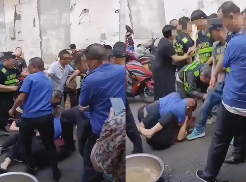 城管暴力执法，当街殴打老人引发深思