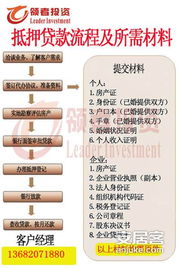 房产抵押贷款流程详解，从申请到放款的全流程攻略