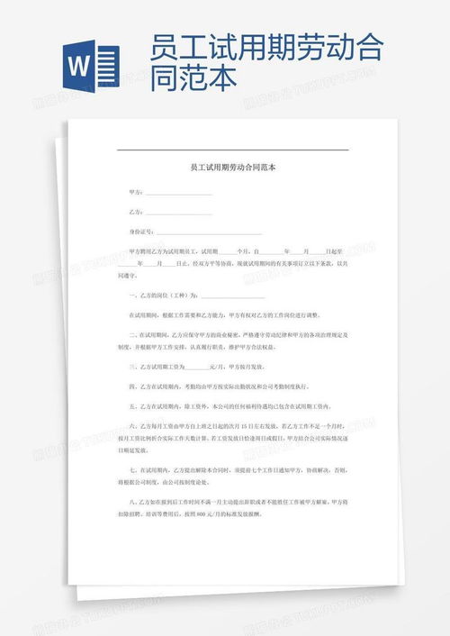 劳动合同试用期，权利与义务的平衡艺术