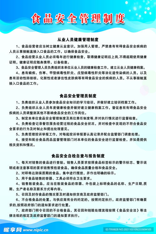 食品安全管理条例的背景与重要性