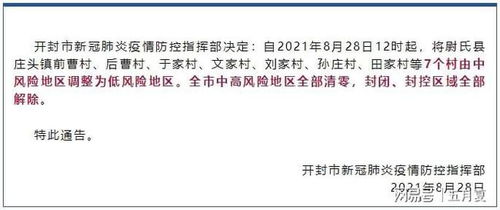 河南商丘2地调整为高风险，疫情风险等级变化的影响与应对策略