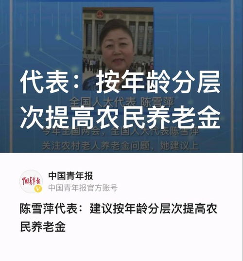 让农民养老更有保障，建议上调农民养老金