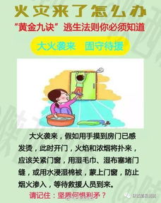 面对火灾，冷静应对的实用指南