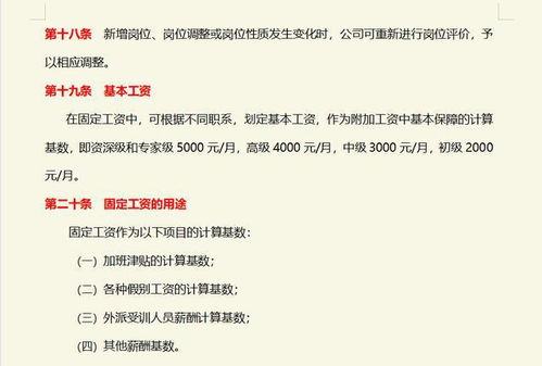 全面解析，企业工资管理办法的制定与执行