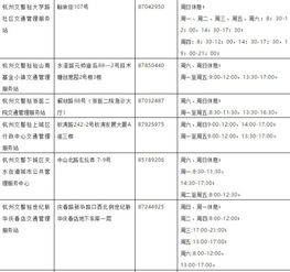 杭州交通违章处理全攻略，违章处理点、流程及注意事项