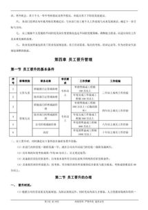 员工晋升管理制度，构建公平、透明、激励的职场环境