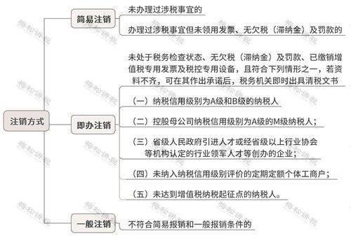 简化流程，税务简易注销条件全解析
