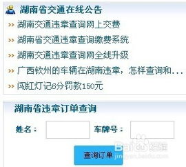 湖南车辆违章记录查询，守护您的驾驶信用