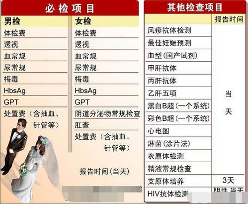 男性婚检全攻略，了解必要的检查项目，为健康婚姻打下坚实基础