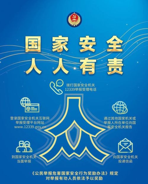 国家安全，人人有责，如何识别并举报间谍行为和线索
