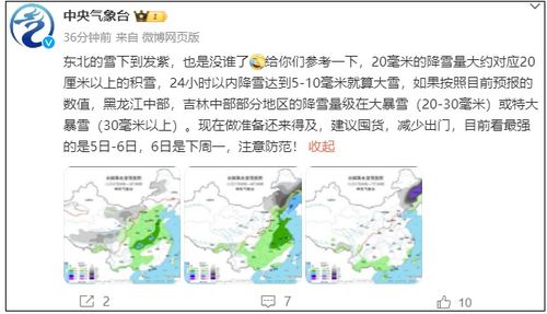 黑龙江局地大暴雪预警，应对策略与安全指南