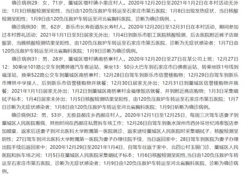 石家庄疫情追踪，50例病例轨迹揭示的警示与启示