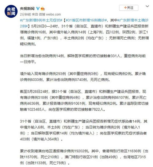 疫情新挑战，31省份新增37例本土确诊病例的警示与应对