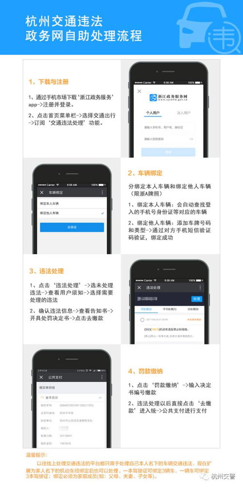 杭州机动车违章查询指南，如何快速、准确地掌握违章信息