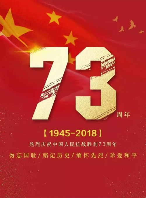 9月3日，铭记历史，庆祝和平—中国抗日战争胜利纪念日