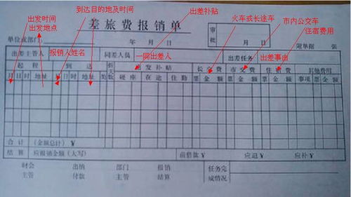 费用报销单填写指南，详细步骤与注意事项