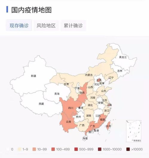 疫情地图，全国疫情一览表的指南针
